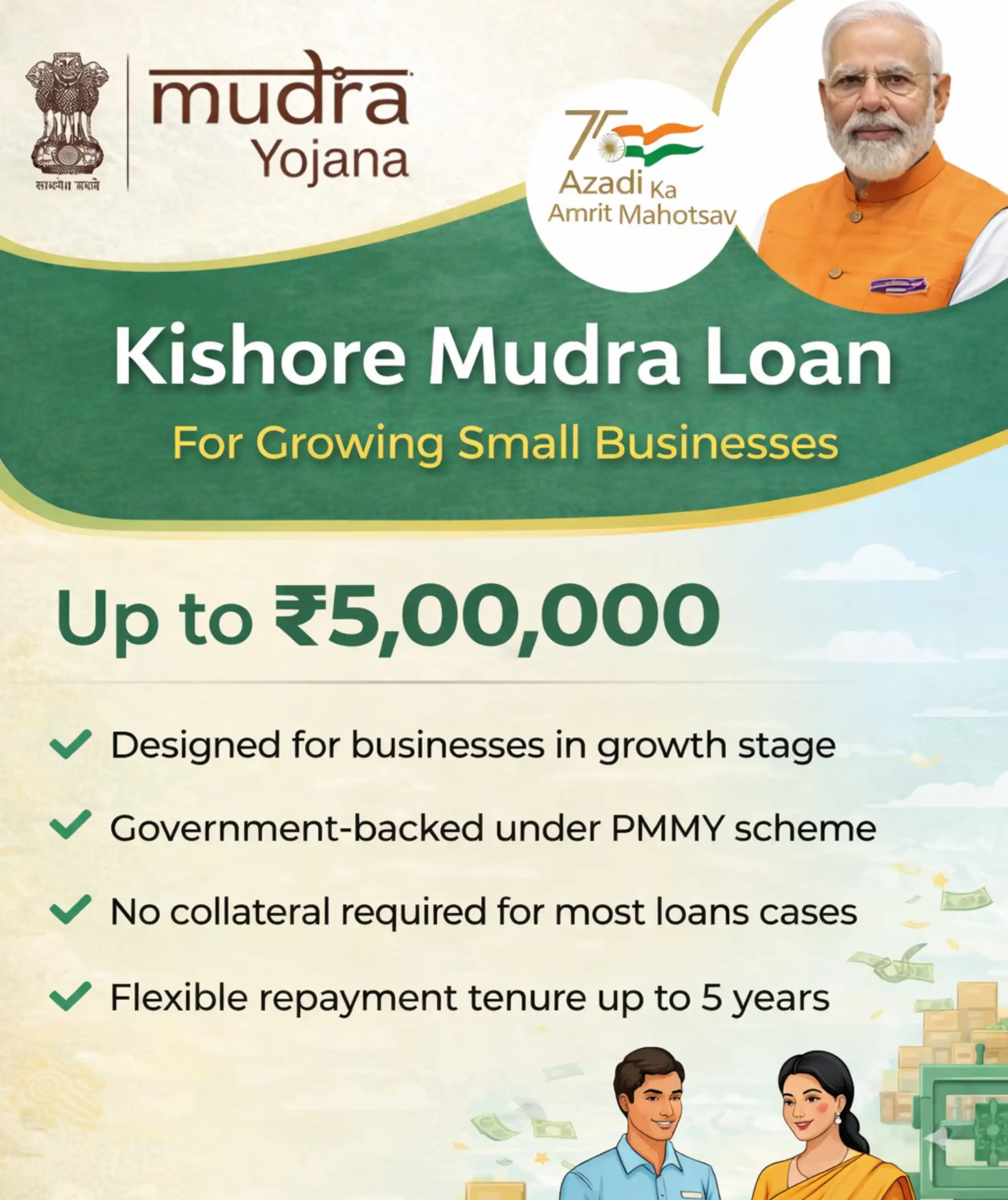 Kishore Mudra Loan Schemes Banner 2 - Mobile