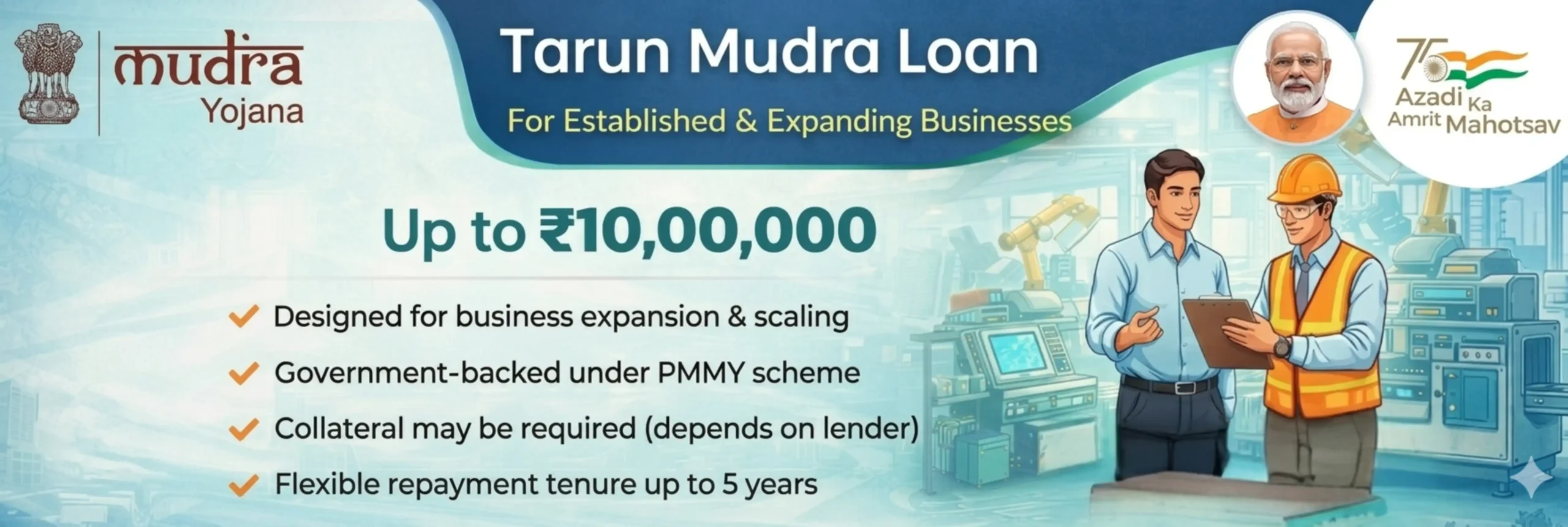 Tarun Mudra Loan Schemes Banner 3